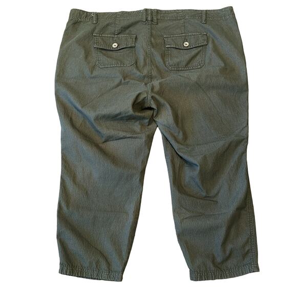 Torrid women's Crop Skinny Stretch Twill Mid Rise Pant Deep Depths Size 20 - Picture 3 of 9
